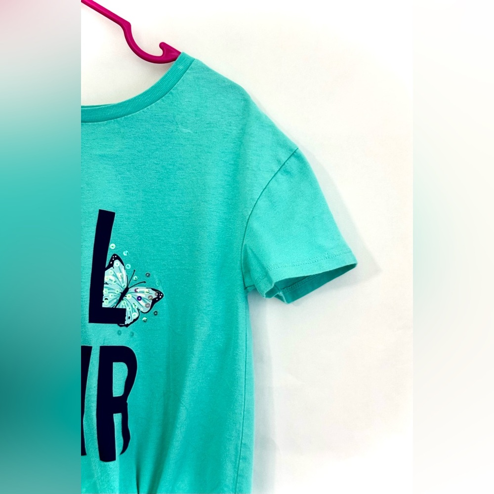 “Girl PWR” Butterfly Tee Shirt By Carters - Picture 5 of 13